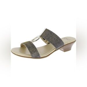 Jones New York Womens Eanna Embellished Wedge Sandals